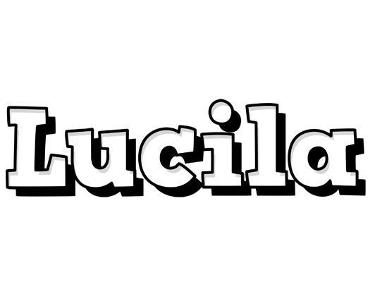 Lucila snowing logo