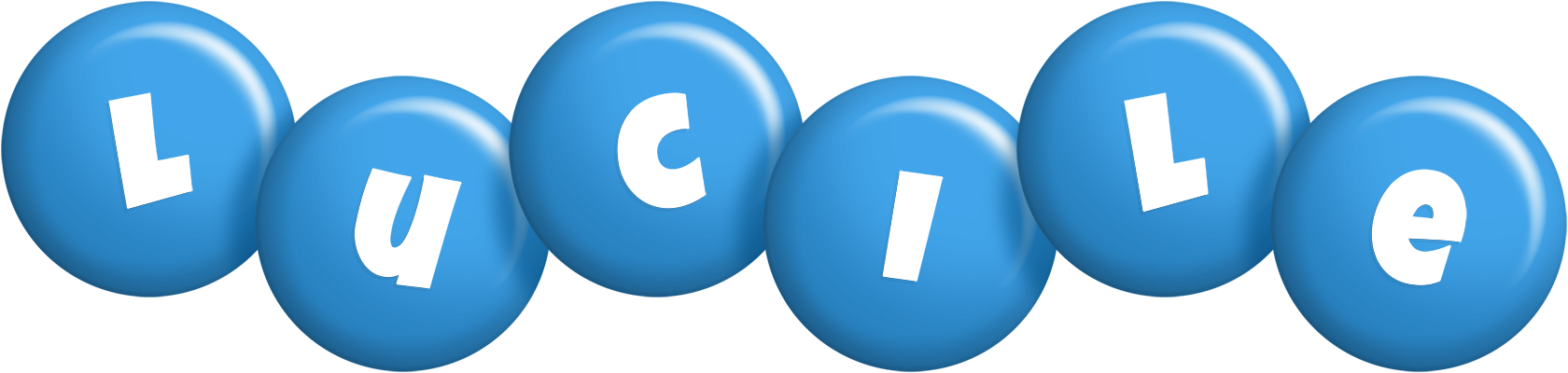 Lucile candy-blue logo