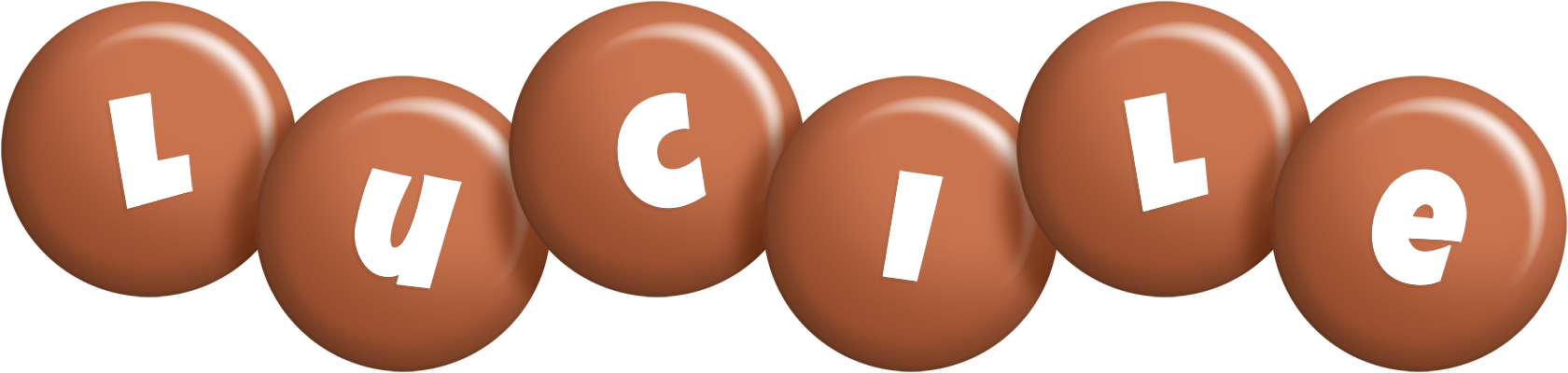 Lucile candy-brown logo