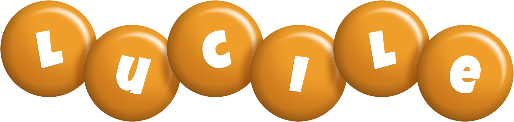 Lucile candy-orange logo