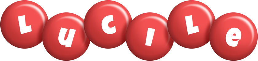 Lucile candy-red logo