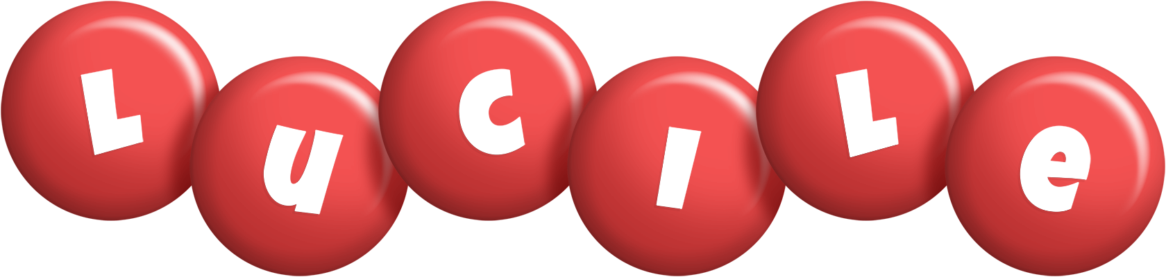 Lucile candy-red logo