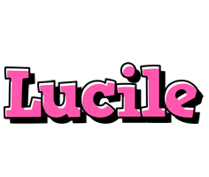 Lucile girlish logo