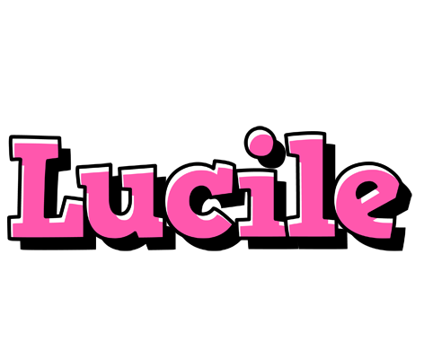 Lucile girlish logo
