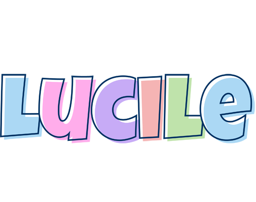 Lucile pastel logo