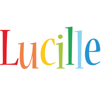 Lucille birthday logo