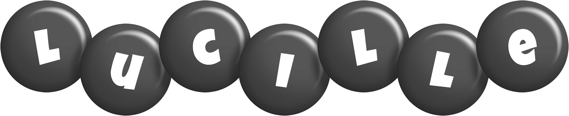 Lucille candy-black logo