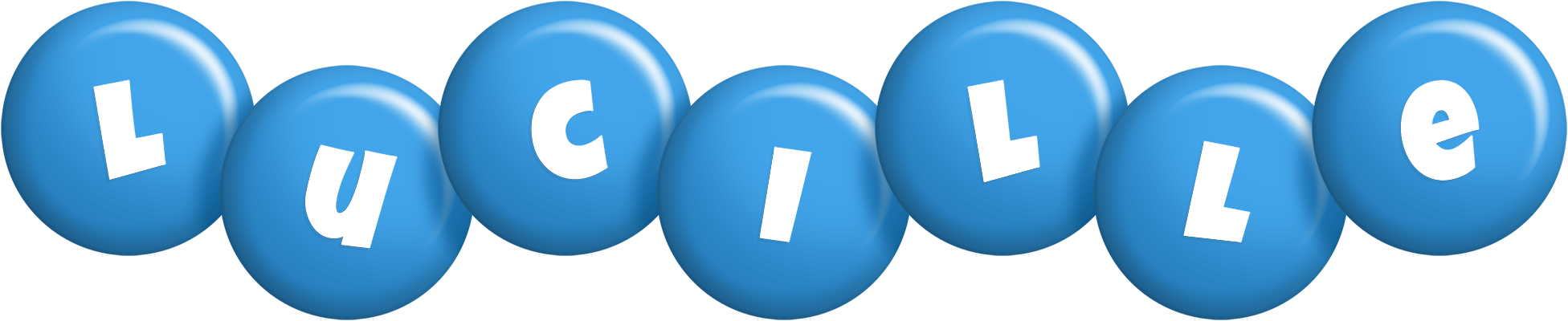 Lucille candy-blue logo