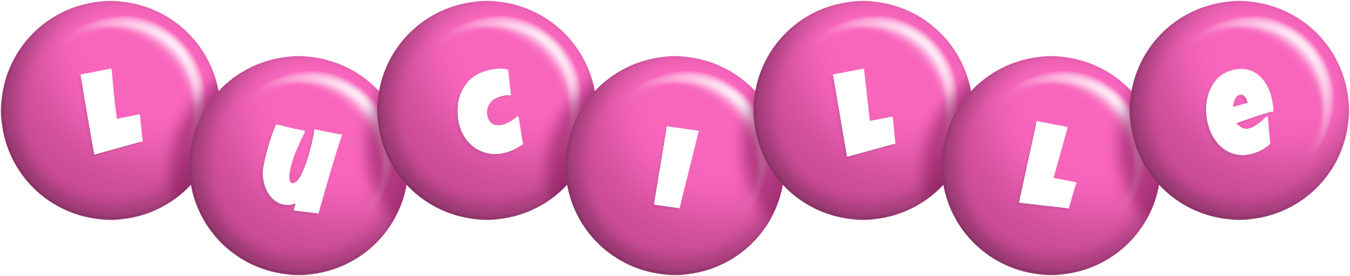 Lucille candy-pink logo