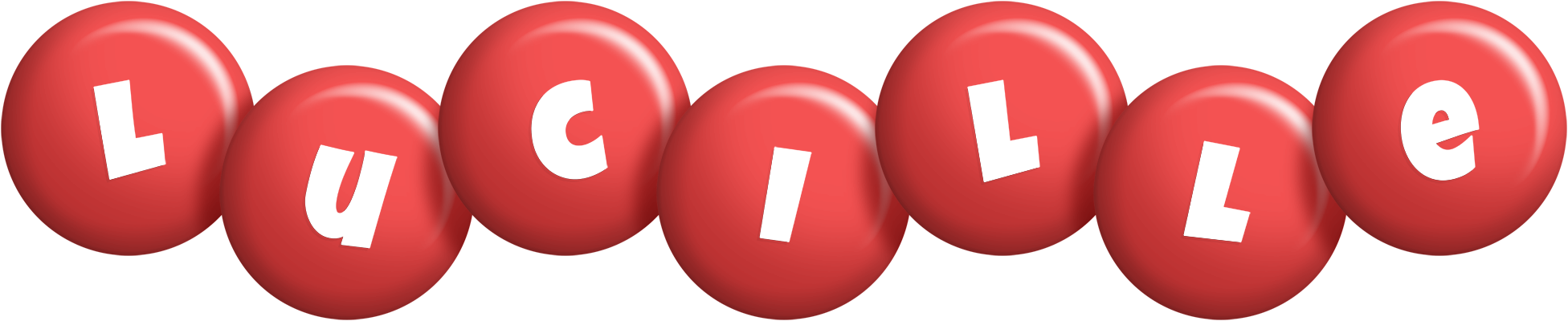 Lucille candy-red logo