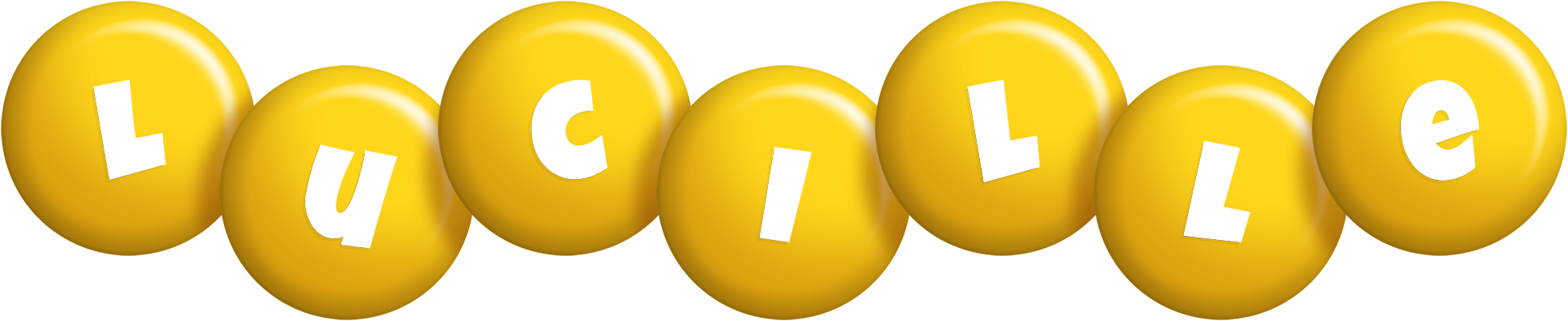 Lucille candy-yellow logo