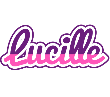 Lucille cheerful logo