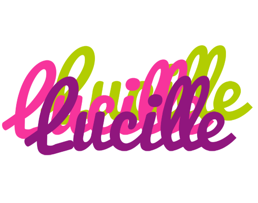 Lucille flowers logo