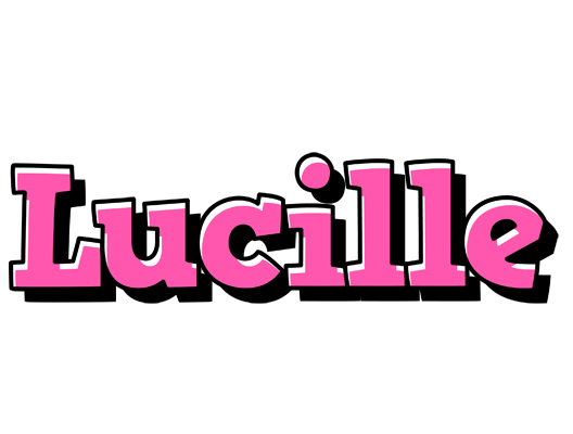 Lucille girlish logo