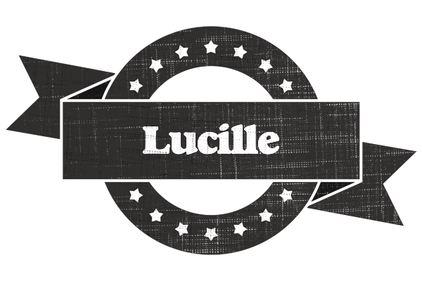 Lucille grunge logo