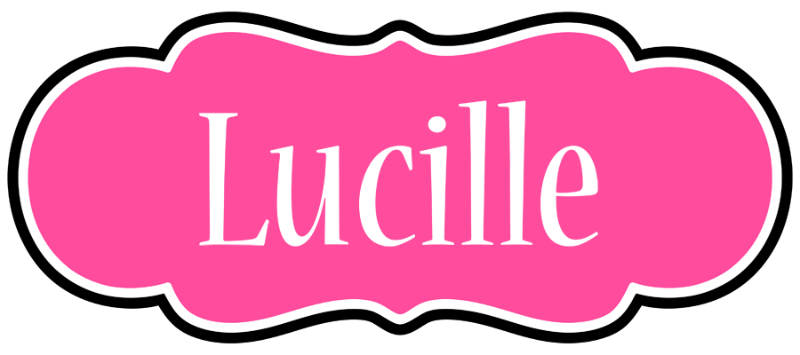 Lucille invitation logo