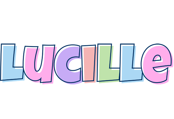Lucille pastel logo