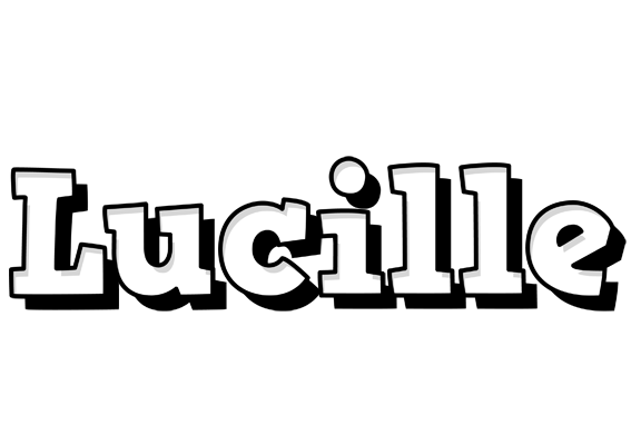 Lucille snowing logo