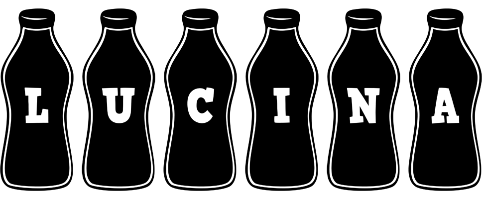 Lucina bottle logo