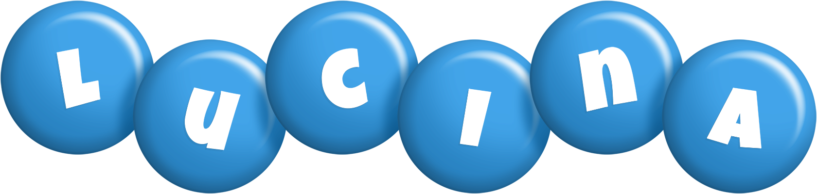 Lucina candy-blue logo