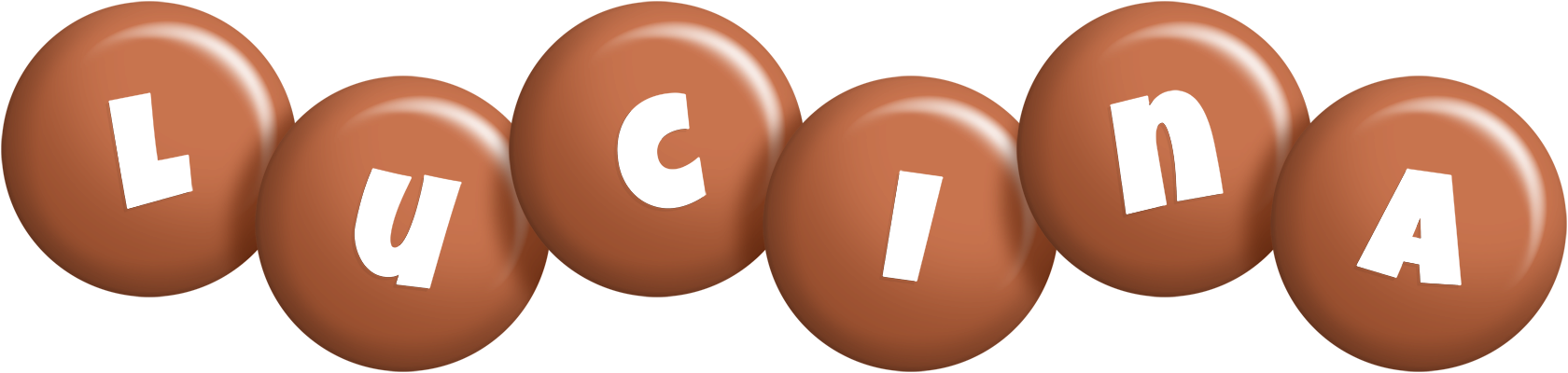 Lucina candy-brown logo