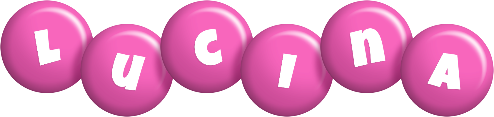 Lucina candy-pink logo