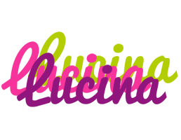 Lucina flowers logo