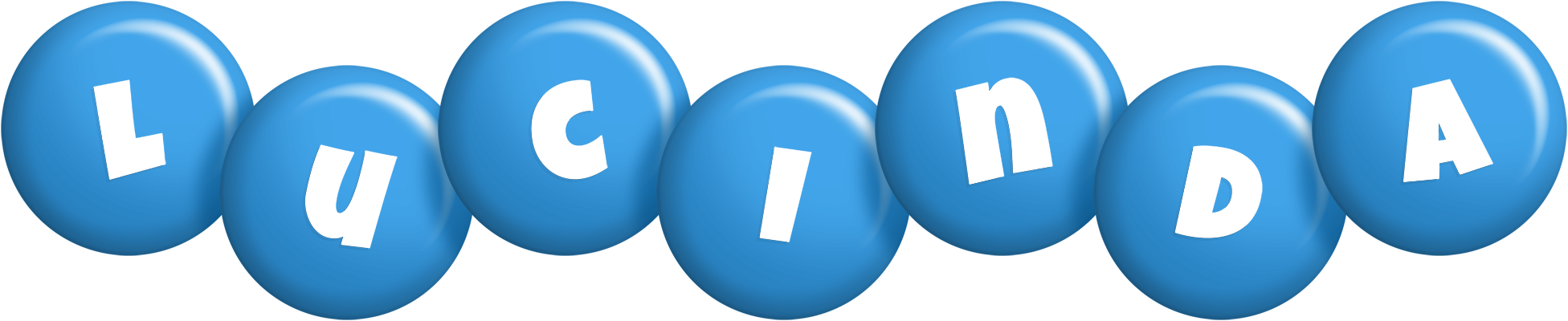 Lucinda candy-blue logo