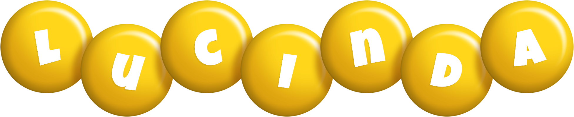 Lucinda candy-yellow logo