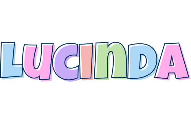 Lucinda pastel logo