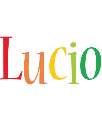 Lucio birthday logo