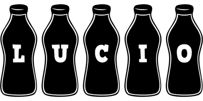 Lucio bottle logo