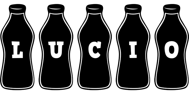 Lucio bottle logo