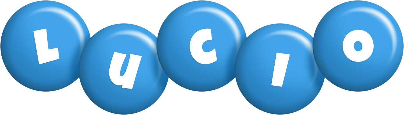 Lucio candy-blue logo