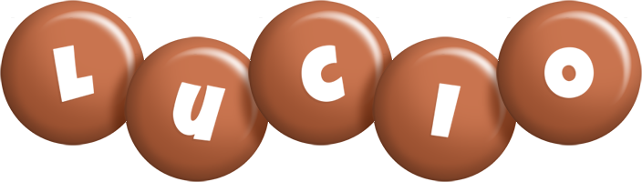 Lucio candy-brown logo