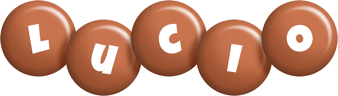 Lucio candy-brown logo