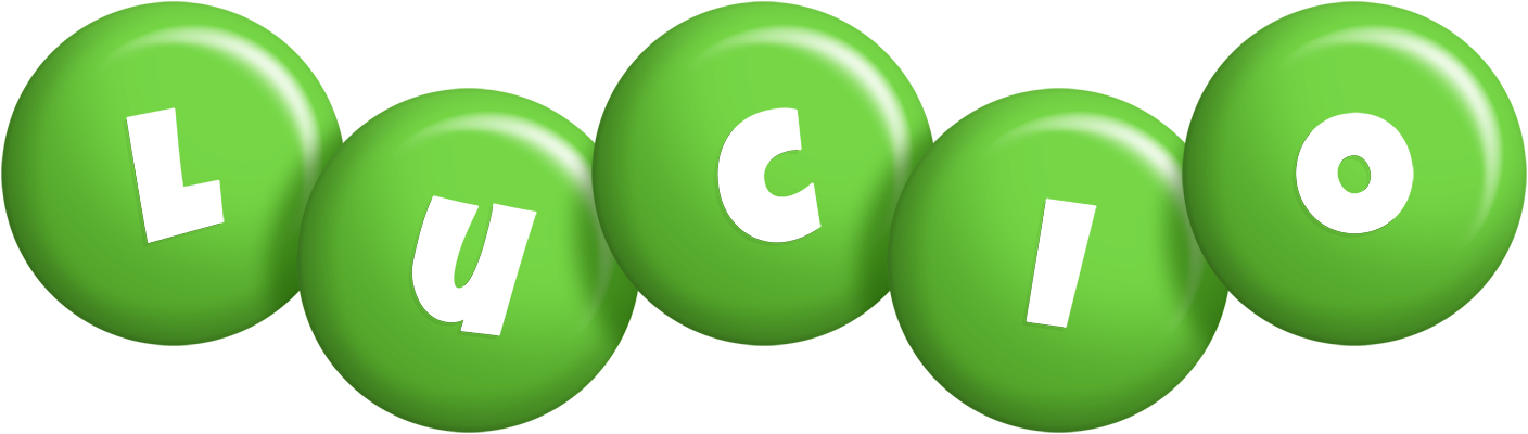 Lucio candy-green logo