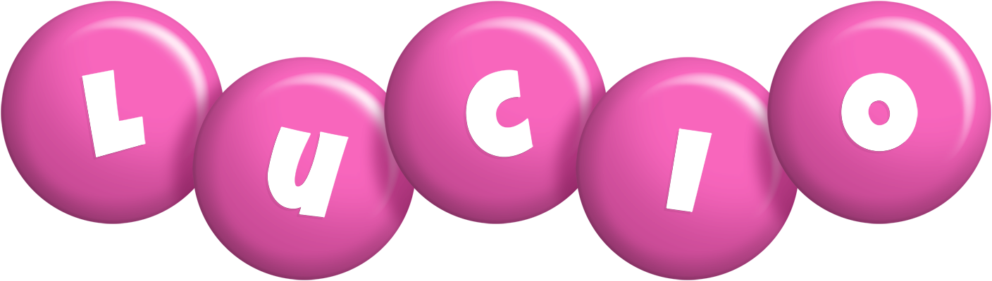 Lucio candy-pink logo