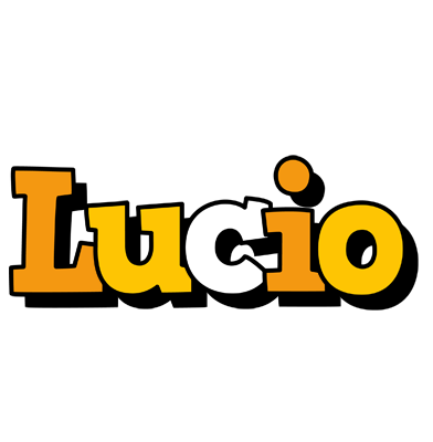 Lucio cartoon logo