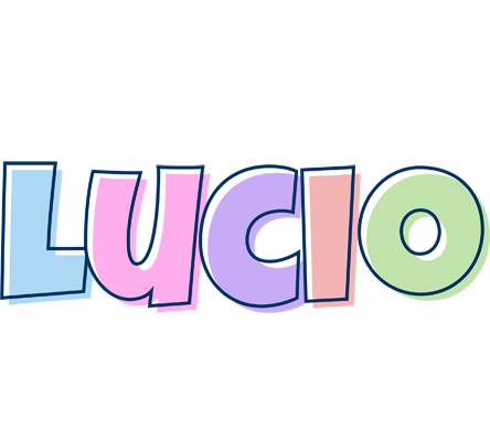 Lucio pastel logo