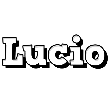 Lucio snowing logo