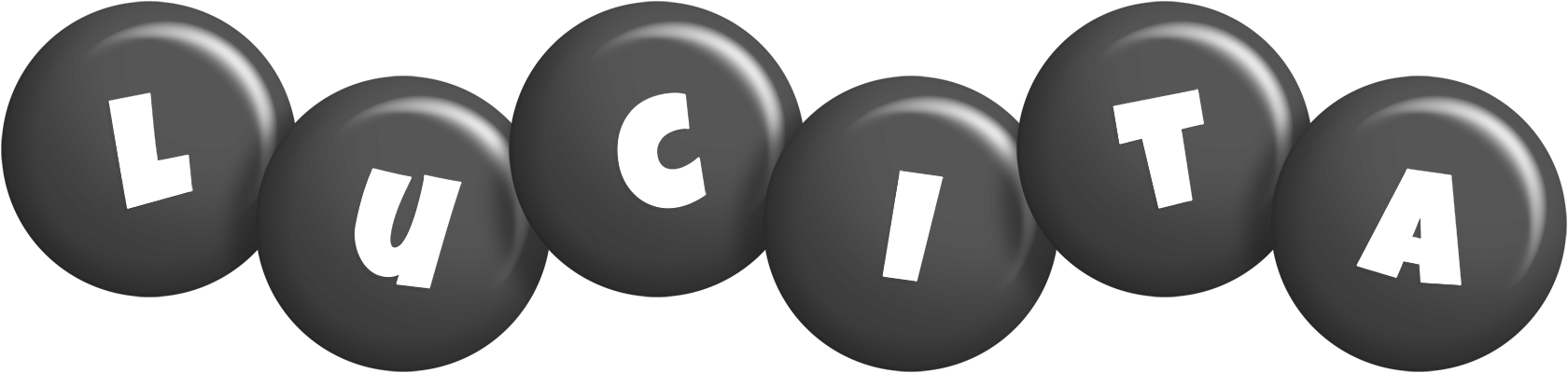Lucita candy-black logo
