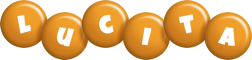 Lucita candy-orange logo