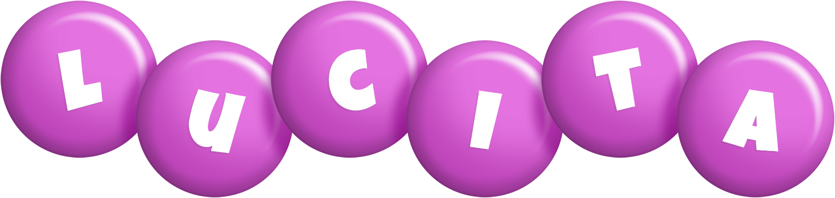 Lucita candy-purple logo