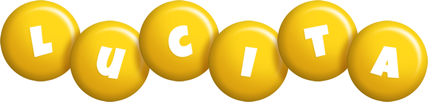 Lucita candy-yellow logo