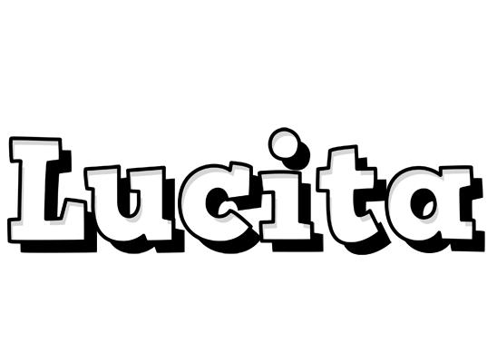 Lucita snowing logo