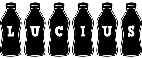 Lucius bottle logo