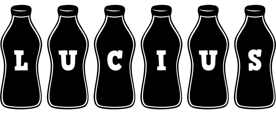 Lucius bottle logo