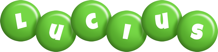 Lucius candy-green logo