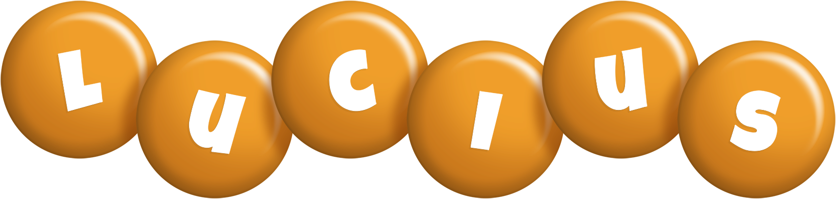 Lucius candy-orange logo